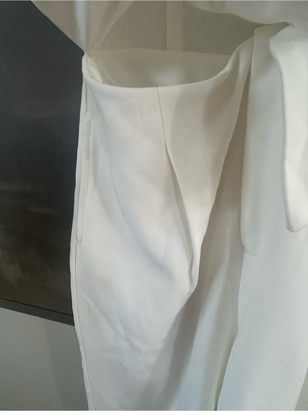 NWT Cider Sleeveless White Jumpsuit with Tailored Vest - Picture 6 of 14